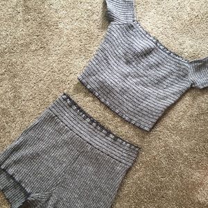 2 piece short set